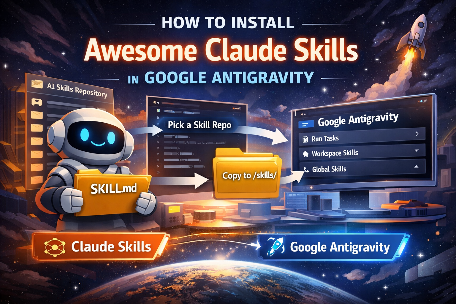install-awesome-claude-skills-in-google-antigravity