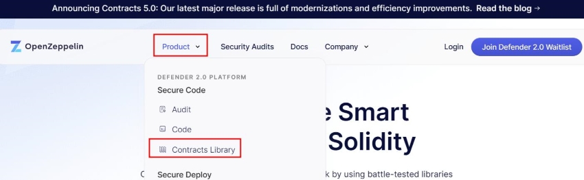 OpenZeppelin Home Page
