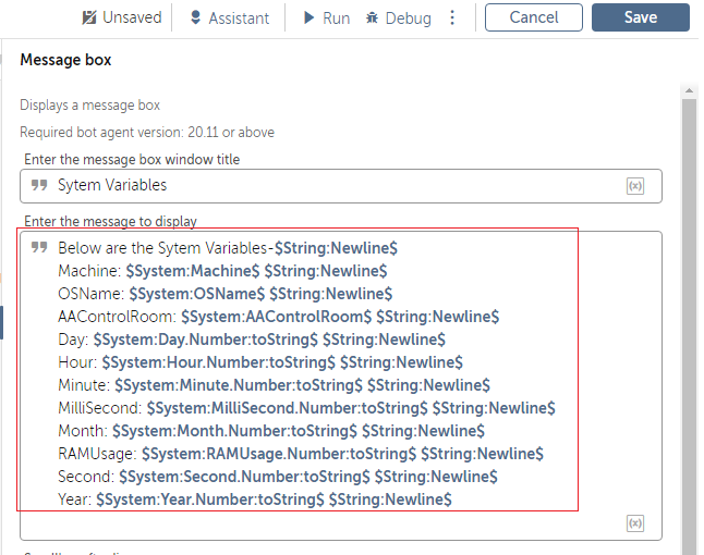 What Are System Variables In Automation Anywhere