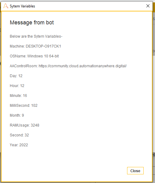 What Are System Variables In Automation Anywhere