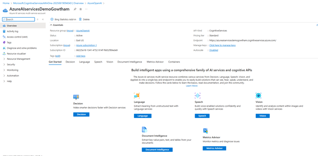 Azure AI Service