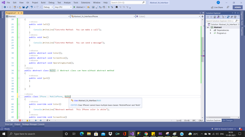 What Is The Difference Between Interface And Abstract Class And When To ...