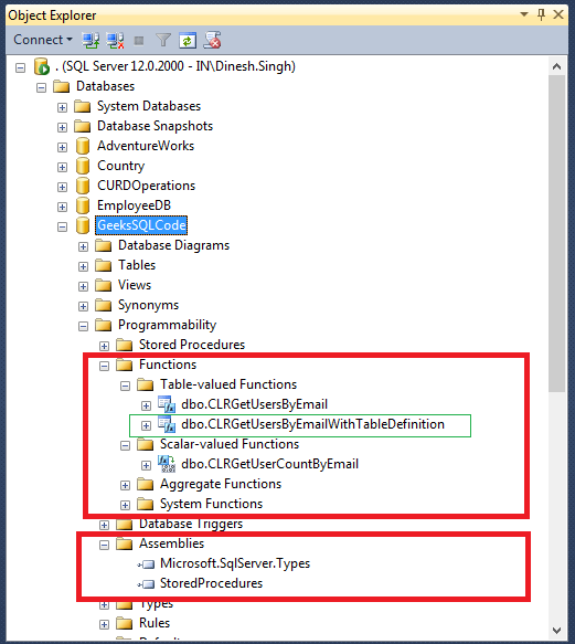 Why CLR Database User Defined Scalar and Table Value Function