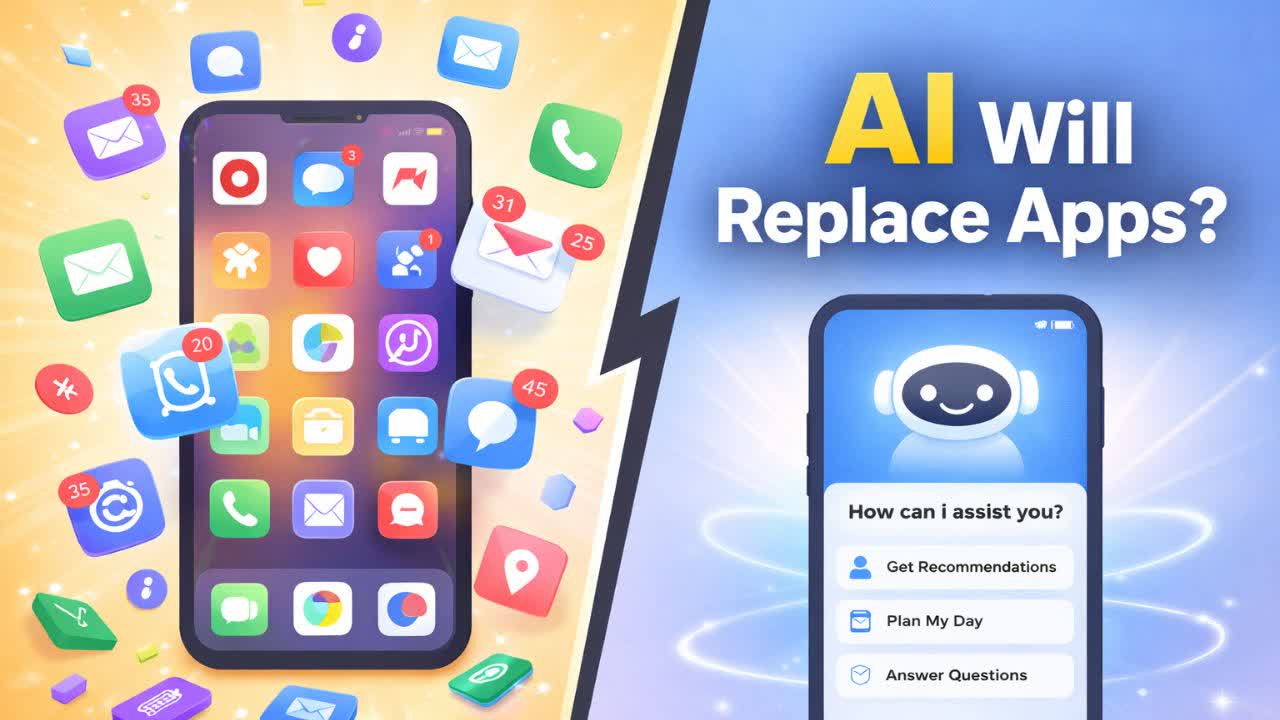 Will AI Replace Apps? AI Agents Explained (Future of Technology)