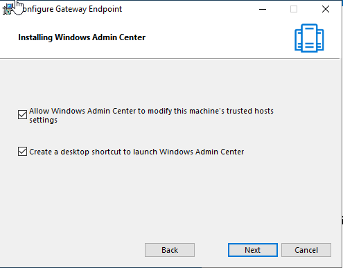 Windows Admin Center