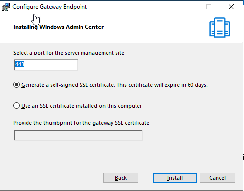 Windows Admin Center