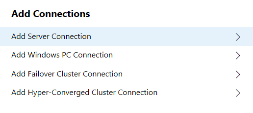 Windows Admin Center