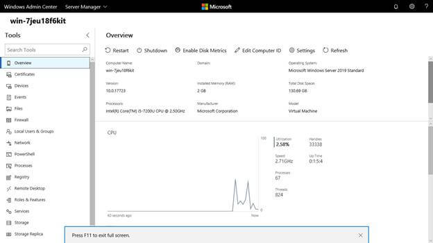 Windows Admin Center