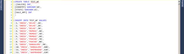 Windows Function - FIRST_VALUE And LAST_VALUE