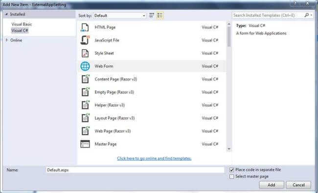 Work With External AppSetting Of Web.Config