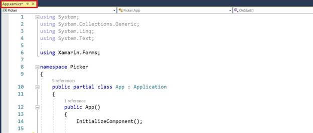 Picker Working Arithmetic Operators Android UWP Using Xamarin.Forms