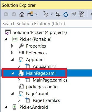 Picker Working Arithmetic Operators Android UWP Using Xamarin.Forms