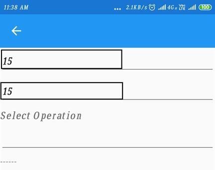 Picker Working Arithmetic Operators Android UWP Using Xamarin.Forms