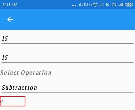Picker Working Arithmetic Operators Android UWP Using Xamarin.Forms