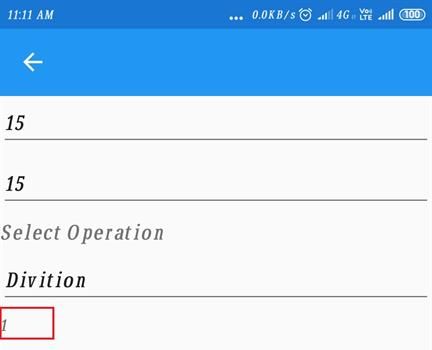 Picker Working Arithmetic Operators Android UWP Using Xamarin.Forms