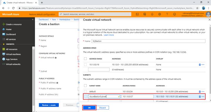 Azure Bastion (Preview) Service