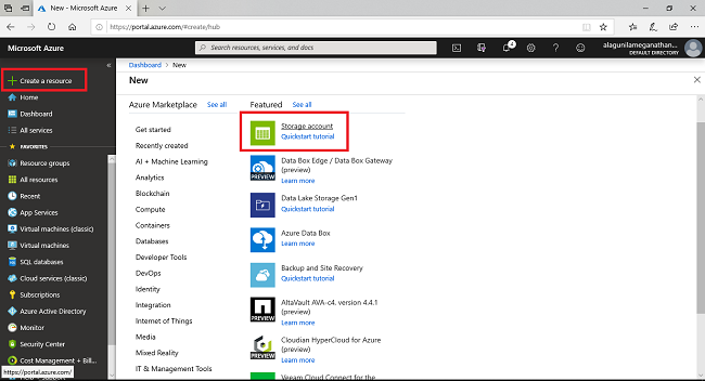 Working With Azure Blob Storage