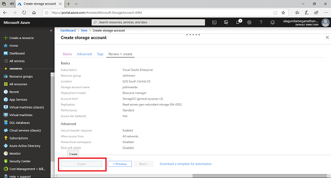 Working With Azure Blob Storage