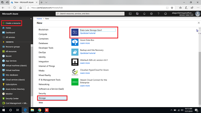 Azure Data Lake Store