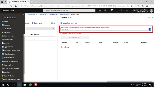 Azure Data Lake Store