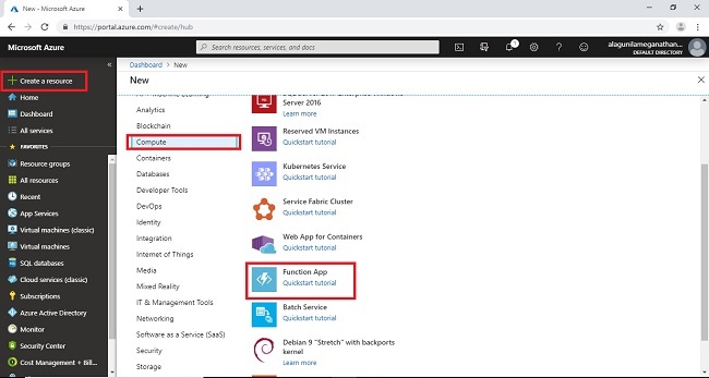Working With Azure Function App