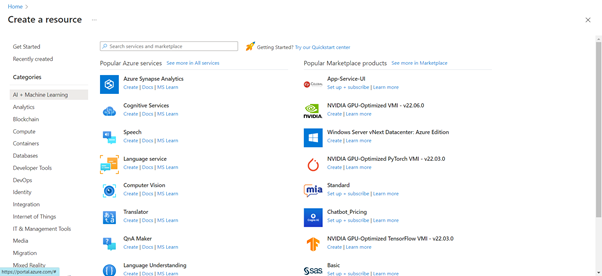 Working With Azure Synapse Analytics Service Using Azure Cloud Portal