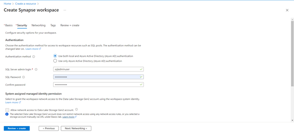 Working With Azure Synapse Analytics Service Using Azure Cloud Portal