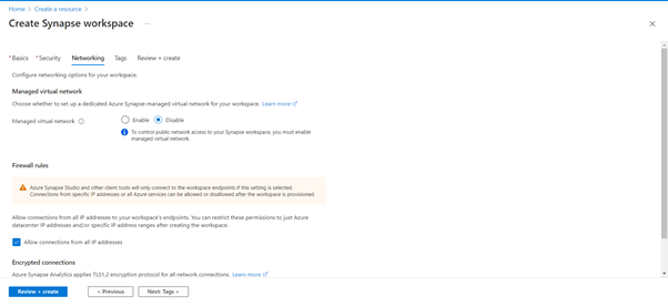 Working With Azure Synapse Analytics Service Using Azure Cloud Portal