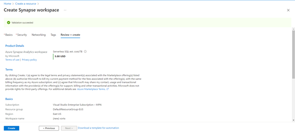 Working With Azure Synapse Analytics Service Using Azure Cloud Portal