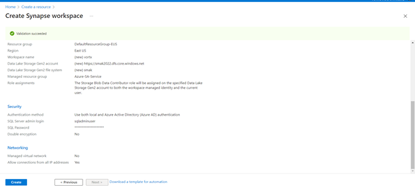 Working With Azure Synapse Analytics Service Using Azure Cloud Portal