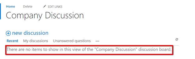 Working with Discussion Boards in SharePoint