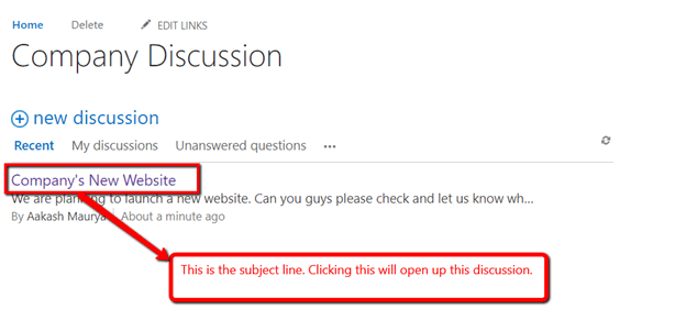 Working with Discussion Boards in SharePoint
