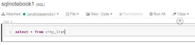 get the data from table