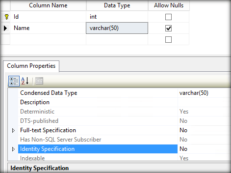 Identity Column After Table Creation