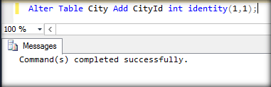 Working With Identity Column After Table Creation In SQL Server