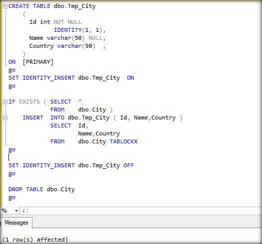 Identity Column After Table Creation