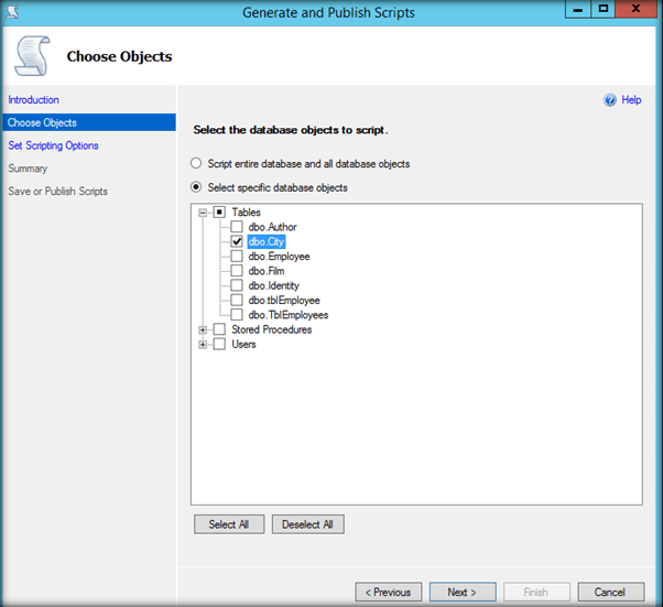 Table Creation In Sql Server