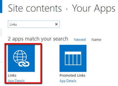 Working With Link Lists In SharePoint