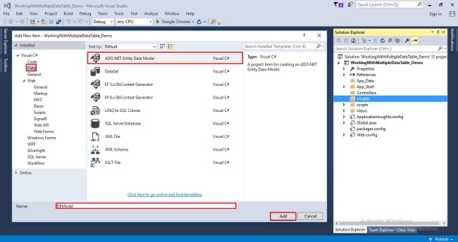 Working With Multiple Table Using LINQ Join In MVC