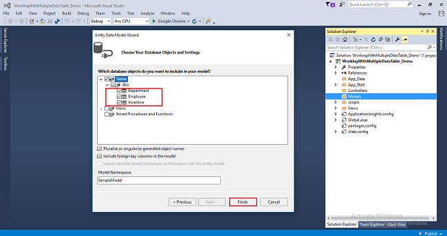 Working With Multiple Table Using LINQ Join In MVC