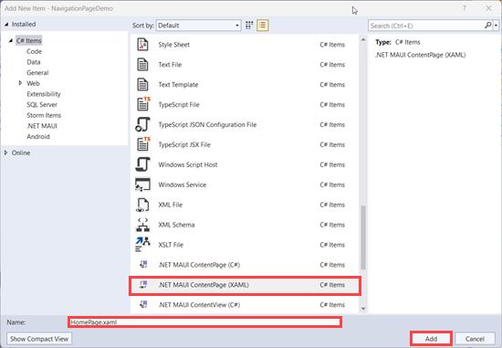 .net maui load data on page load
