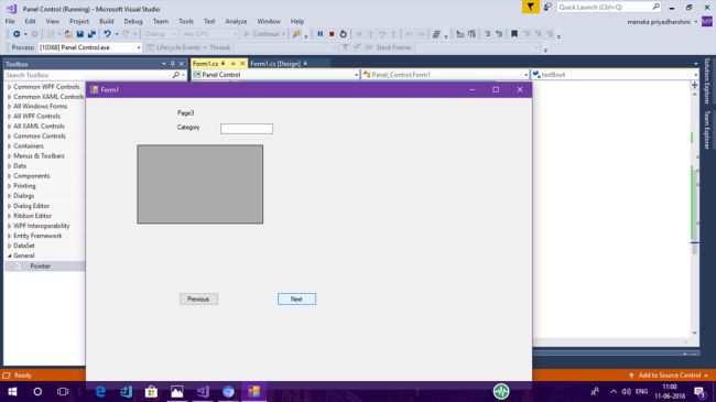 Working With Panel Control In Windows Forms Using Visual Studio 2017