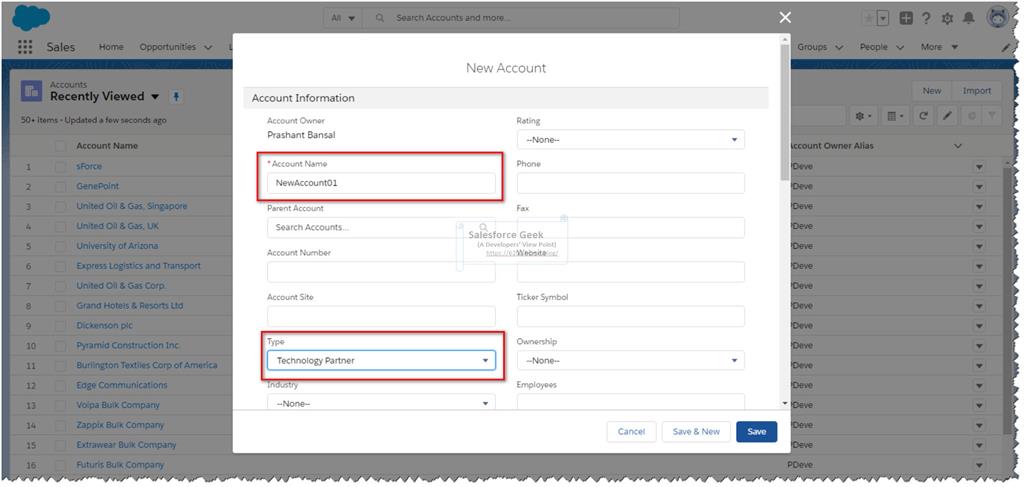 Working With Salesforce Process Builder