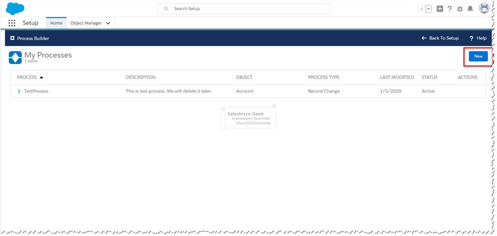 Working With Salesforce Process Builder