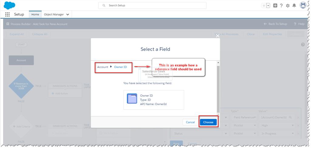 Working With Salesforce Process Builder