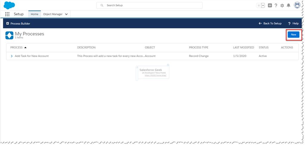 Working With Salesforce Process Builder