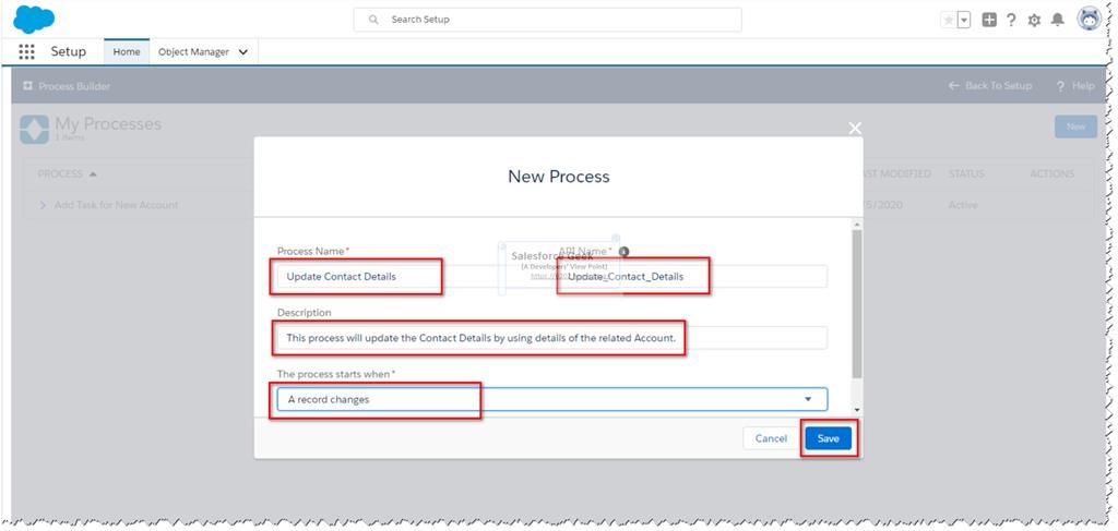 Working With Salesforce Process Builder