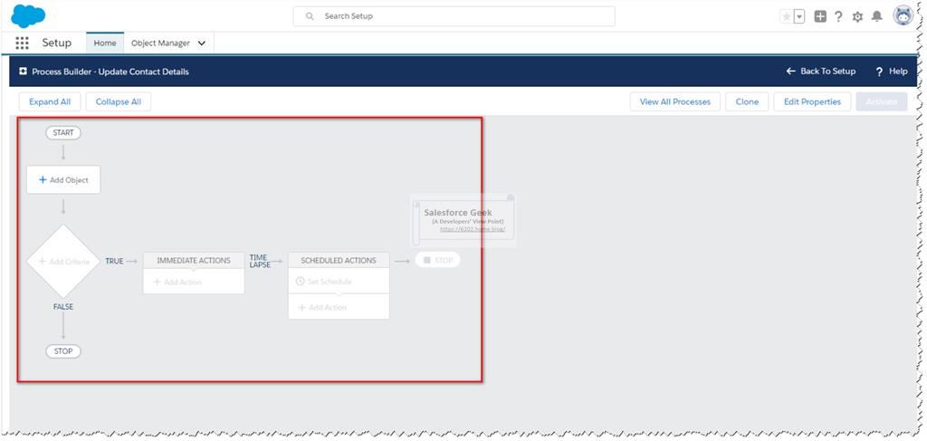 Working With Salesforce Process Builder