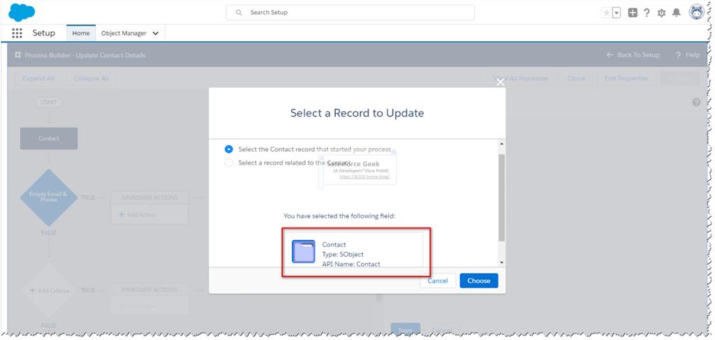 Working With Salesforce Process Builder