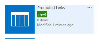 Working With Promoted Link List In SharePoint